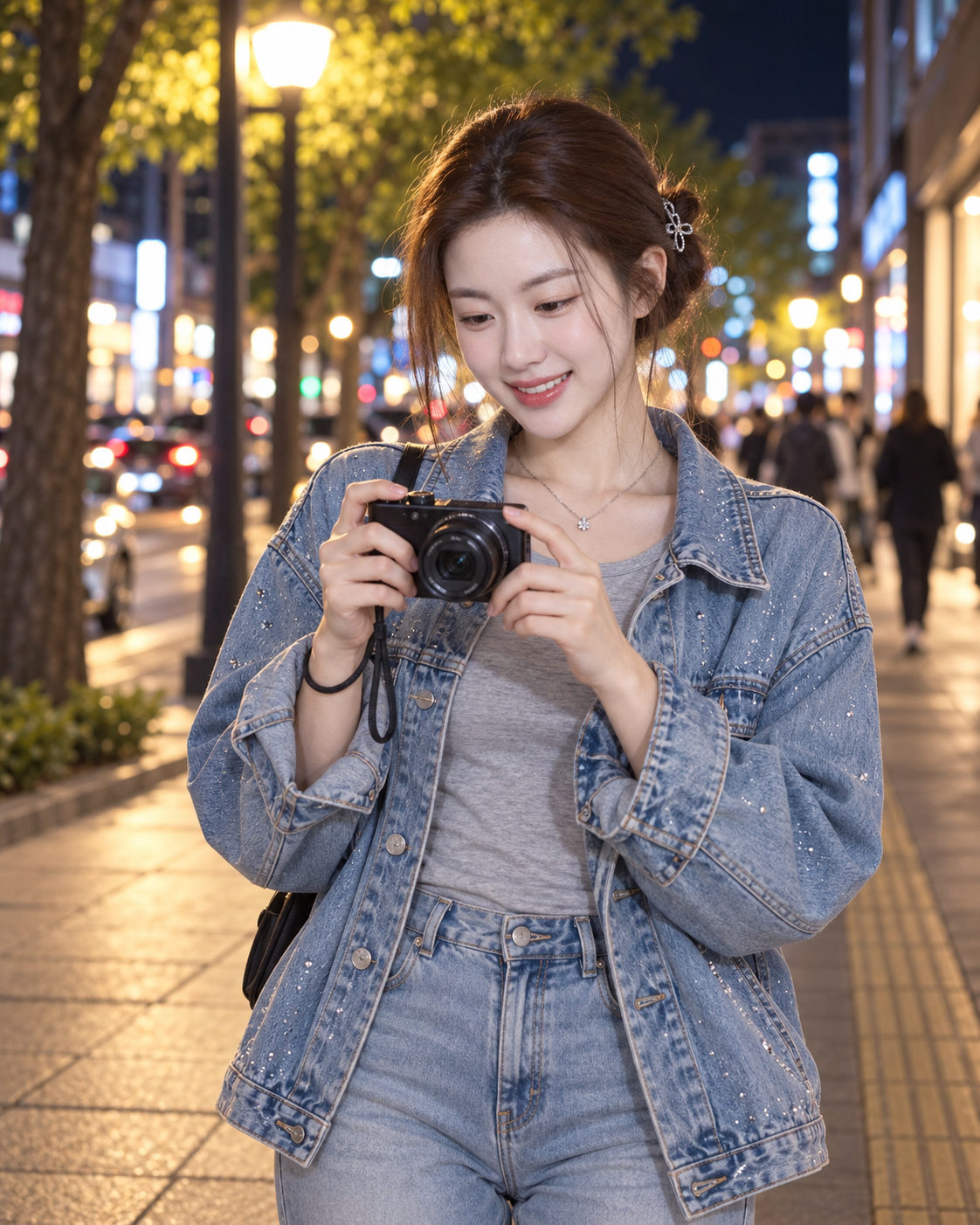 夜街取景