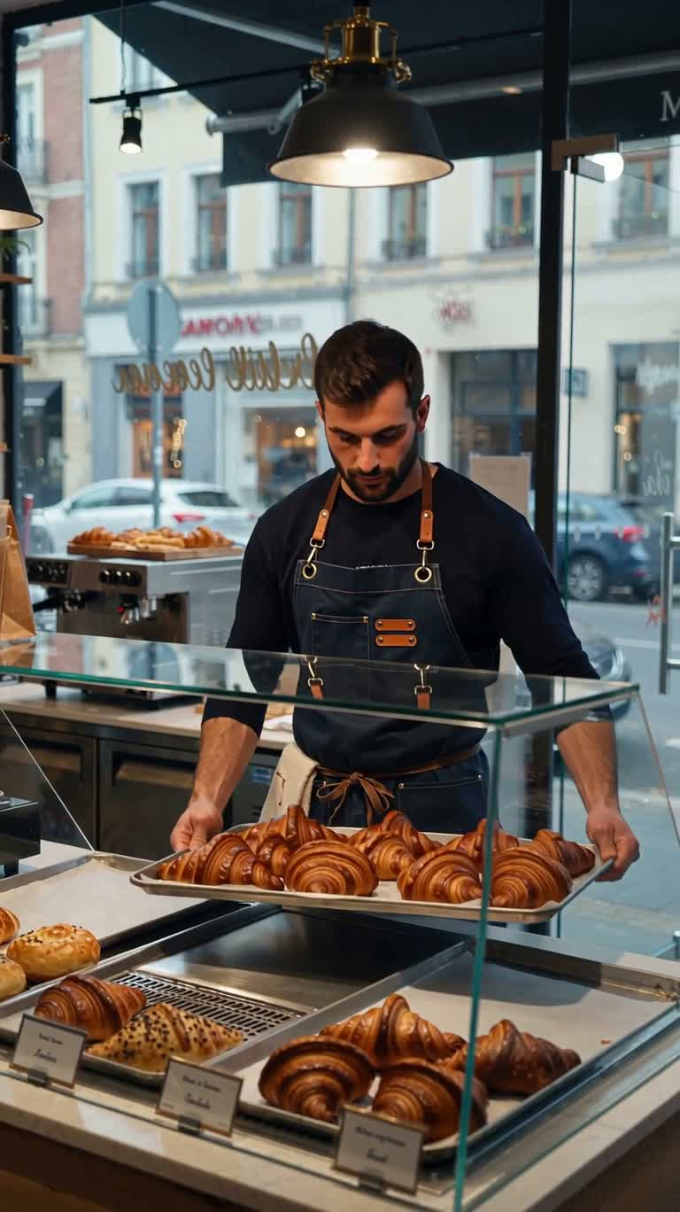 Bakery Opening at Dawn — AI video creation