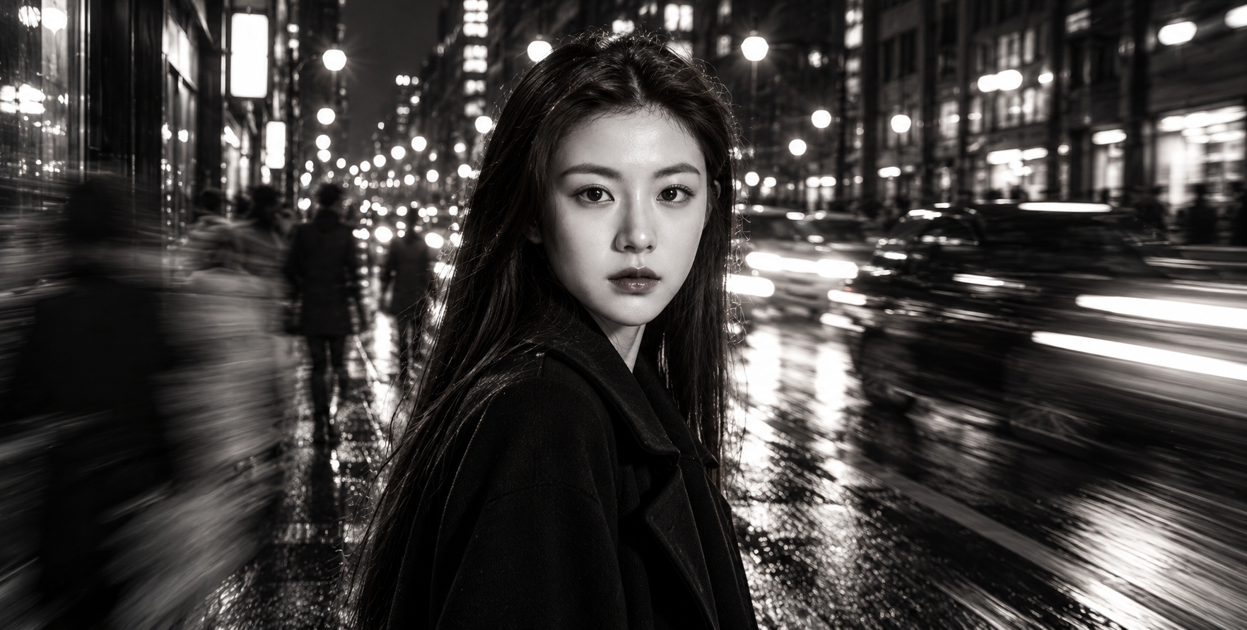 밤거리의 필름 누아르 잔상