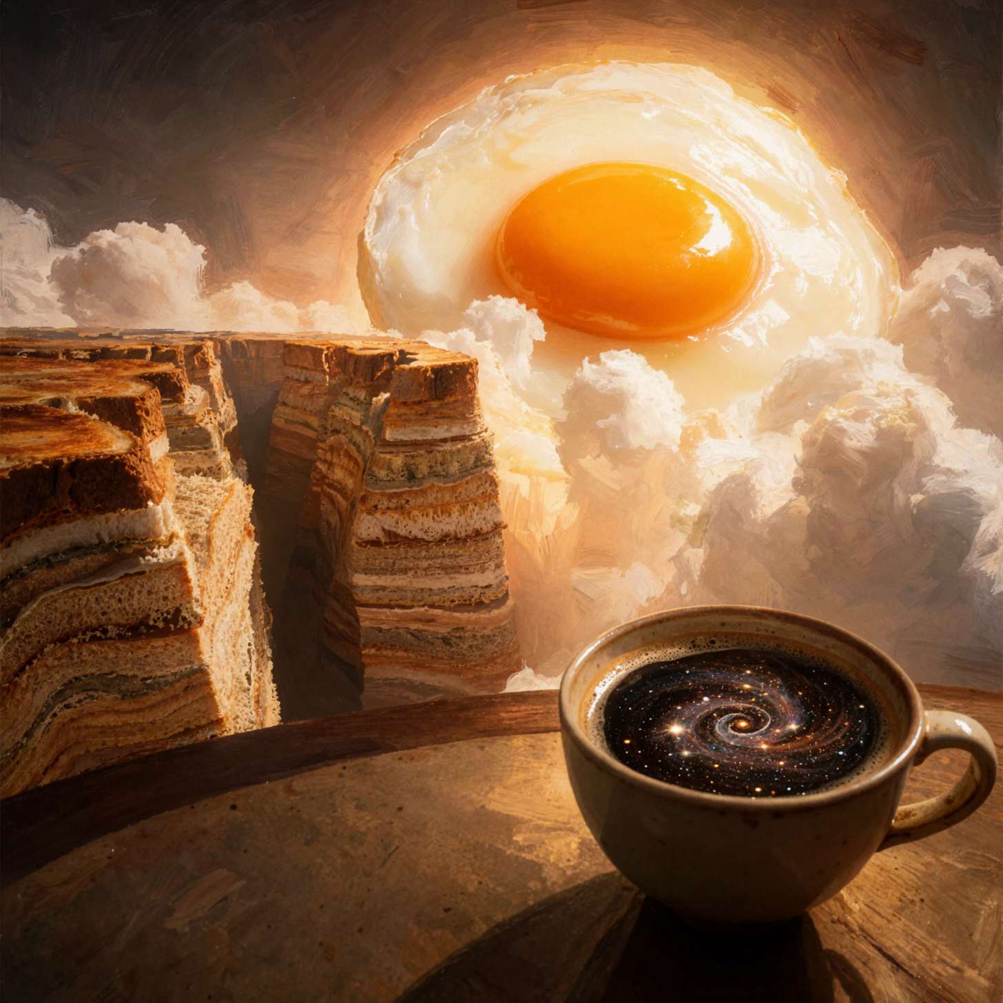 惑星の朝食 · ファンタジーコンセプト — AI image creation