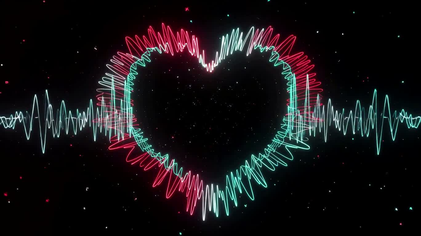 脉动声波心 — AI video creation