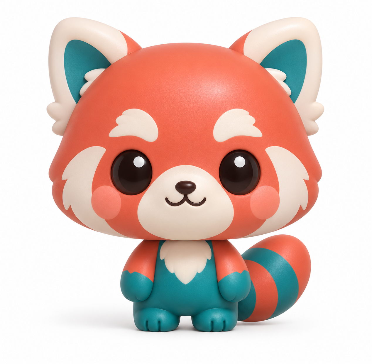 Đồ chơi vinyl 3D phong cách chibi hai màu vui nhộn