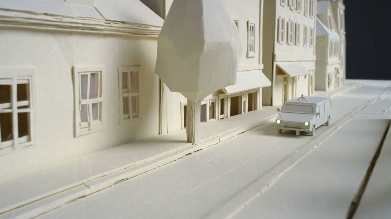 Cité d'illusion en origami