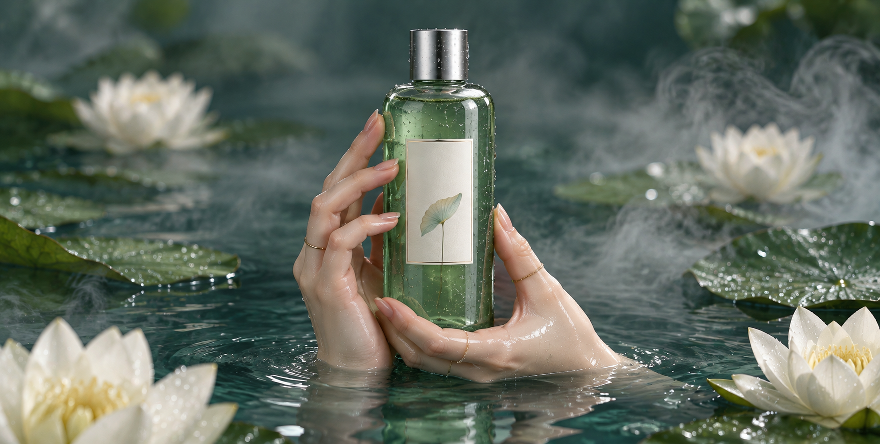 Chụp ảnh sản phẩm sữa tắm phong cách spa sang trọng