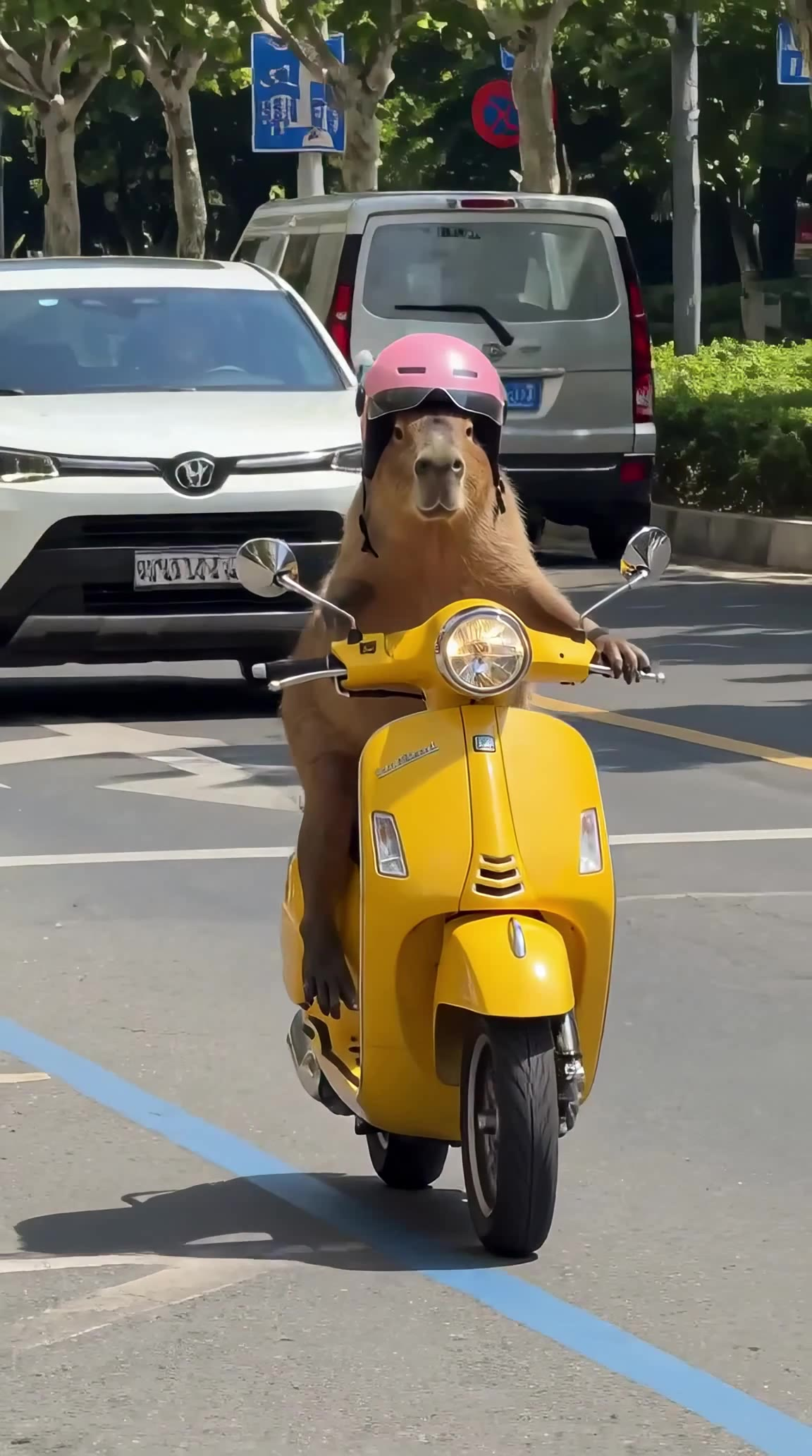 卡皮骑车 20秒 — AI video creation