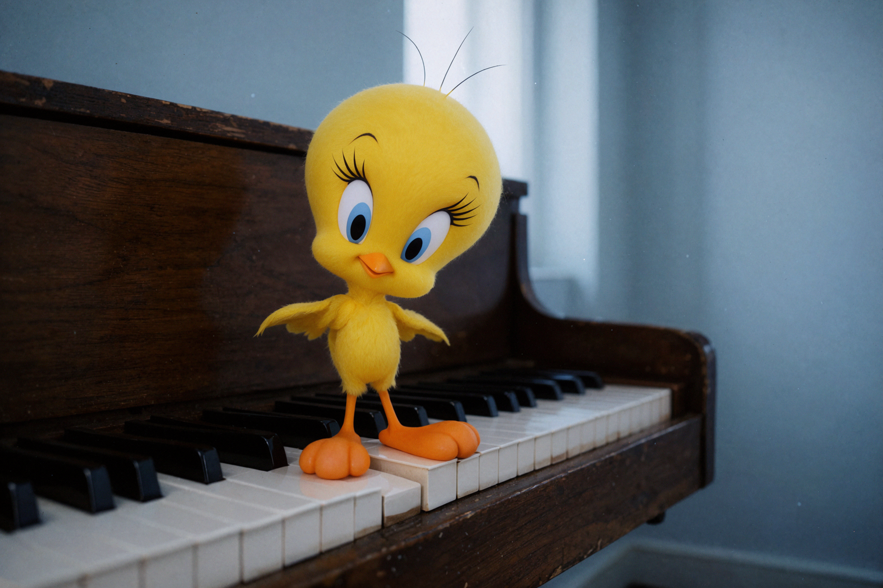 Tweety · Chỉ một nốt nhạc — AI image creation