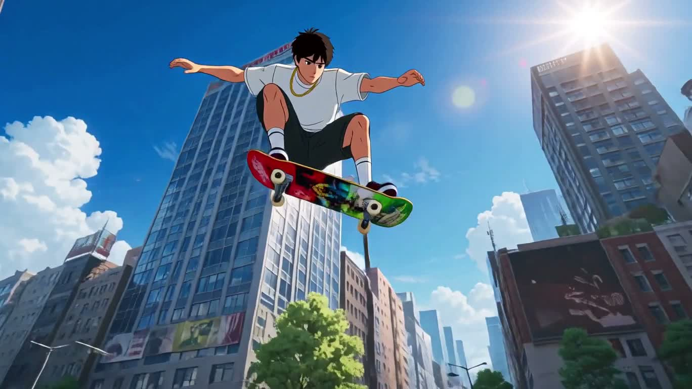 KAZ城市飞跃滑板短片