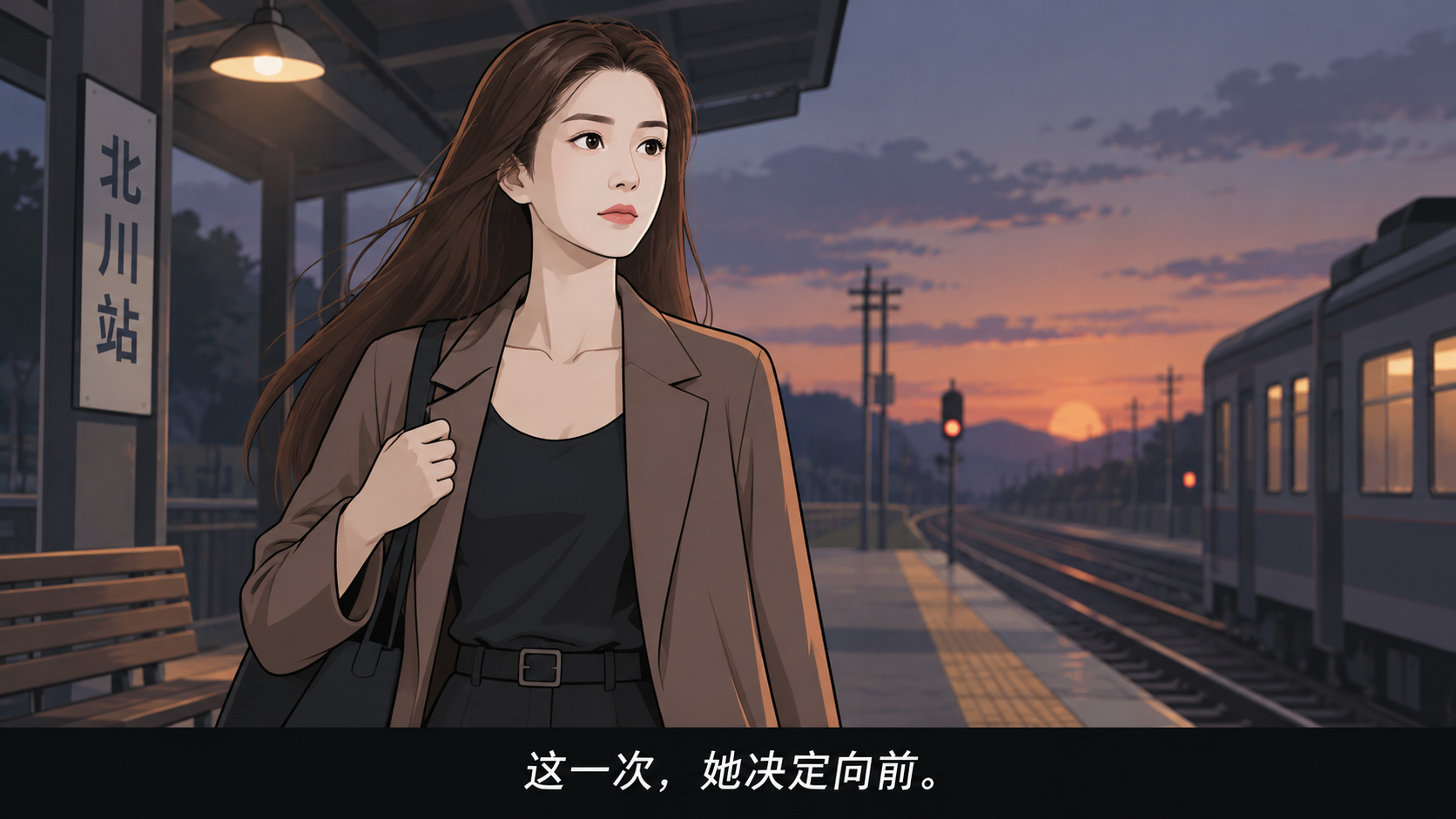 저채도 플랫 내러티브 스토리보드 템플릿