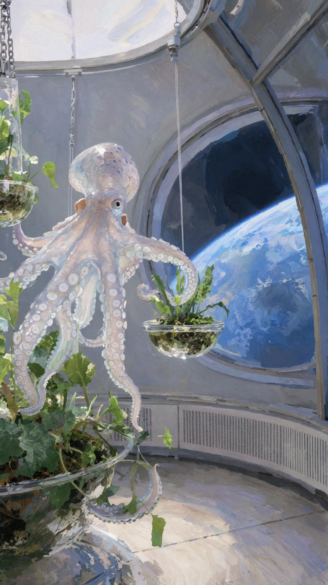 Space Octopus Greenhouse · Impressionist Light