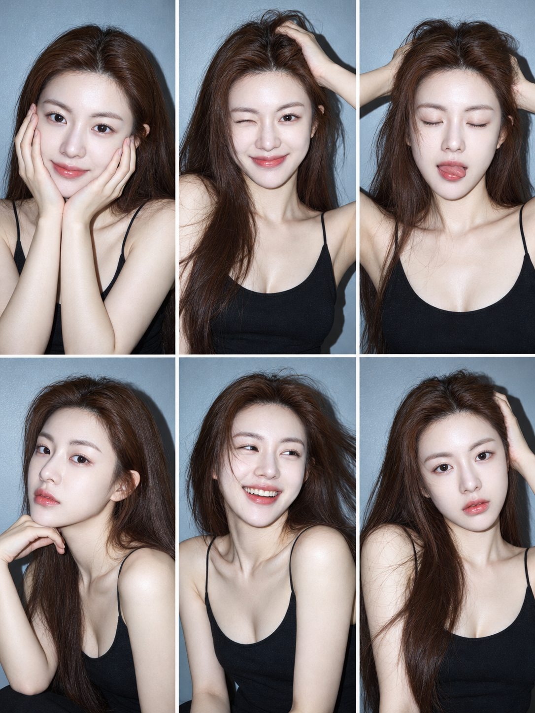 Adult Six-Panel Direct-Flash Film Portrait
