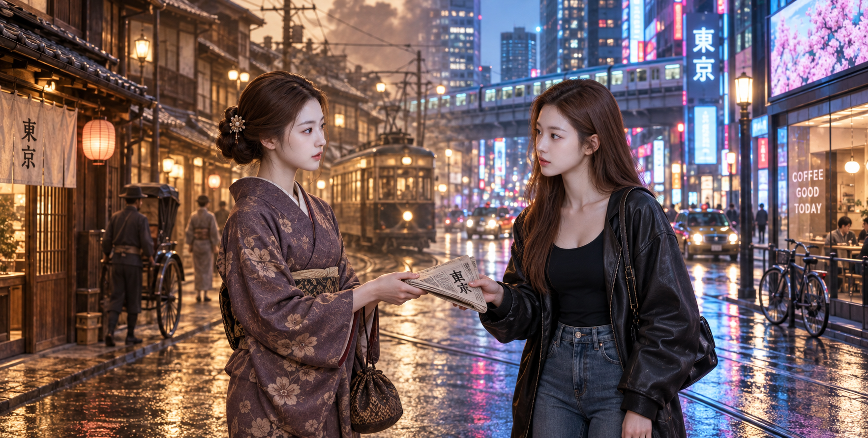 Đối thoại xuyên thời gian qua trăm năm trên phố Tokyo