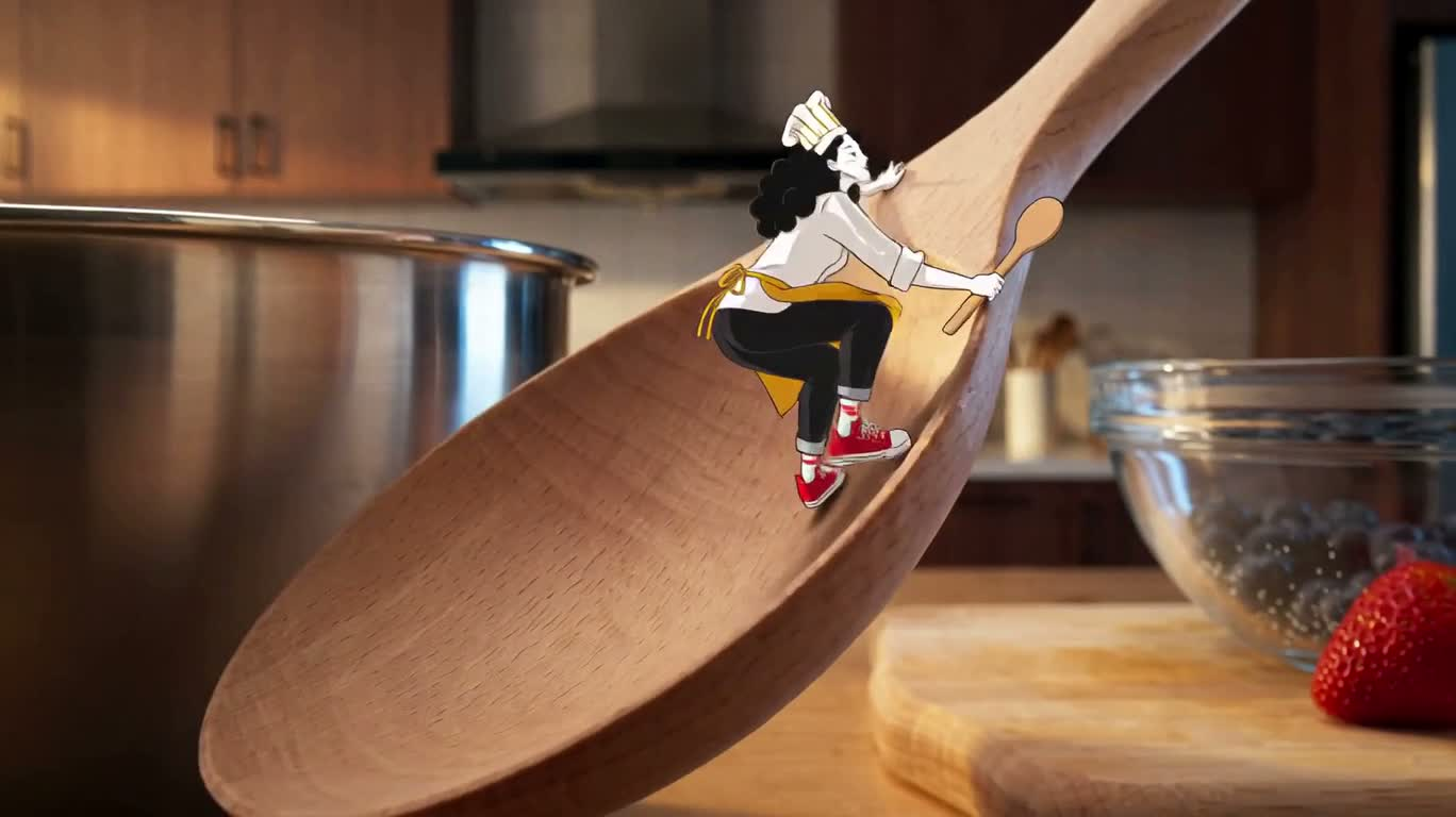 迷你厨师的煎饼奇遇 — AI video creation