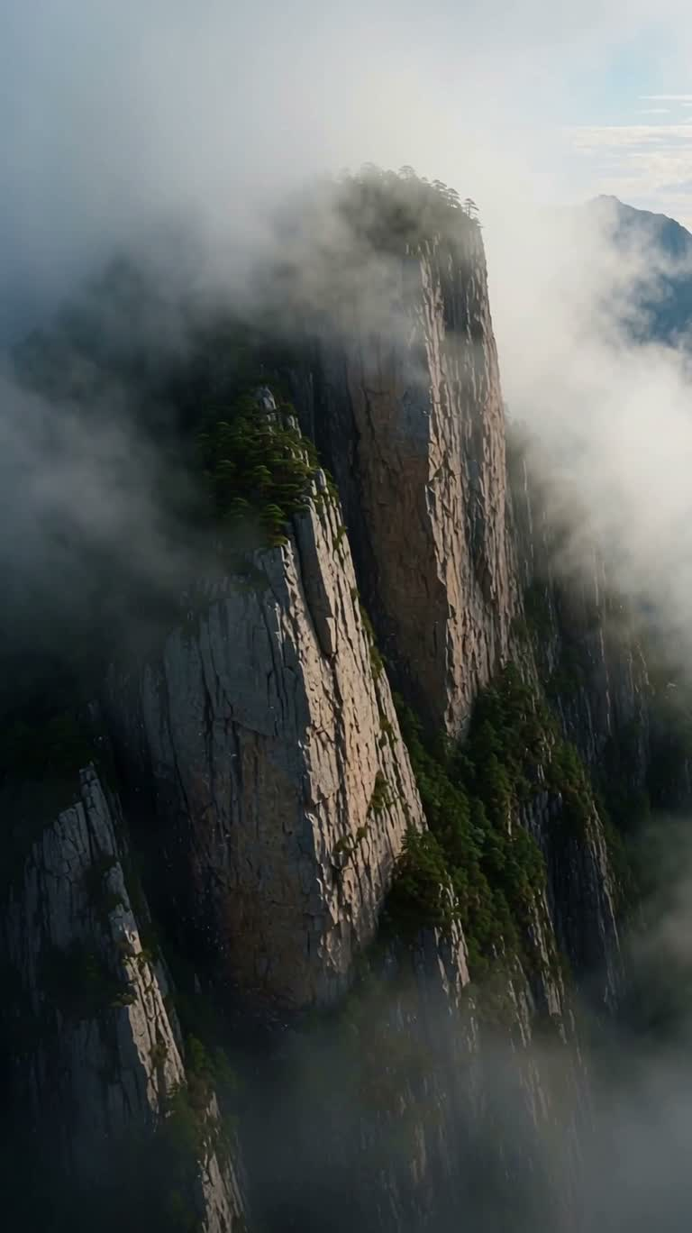 Seed in the Cracks Grows into a Sea of Clouds Pine — AI video creation
