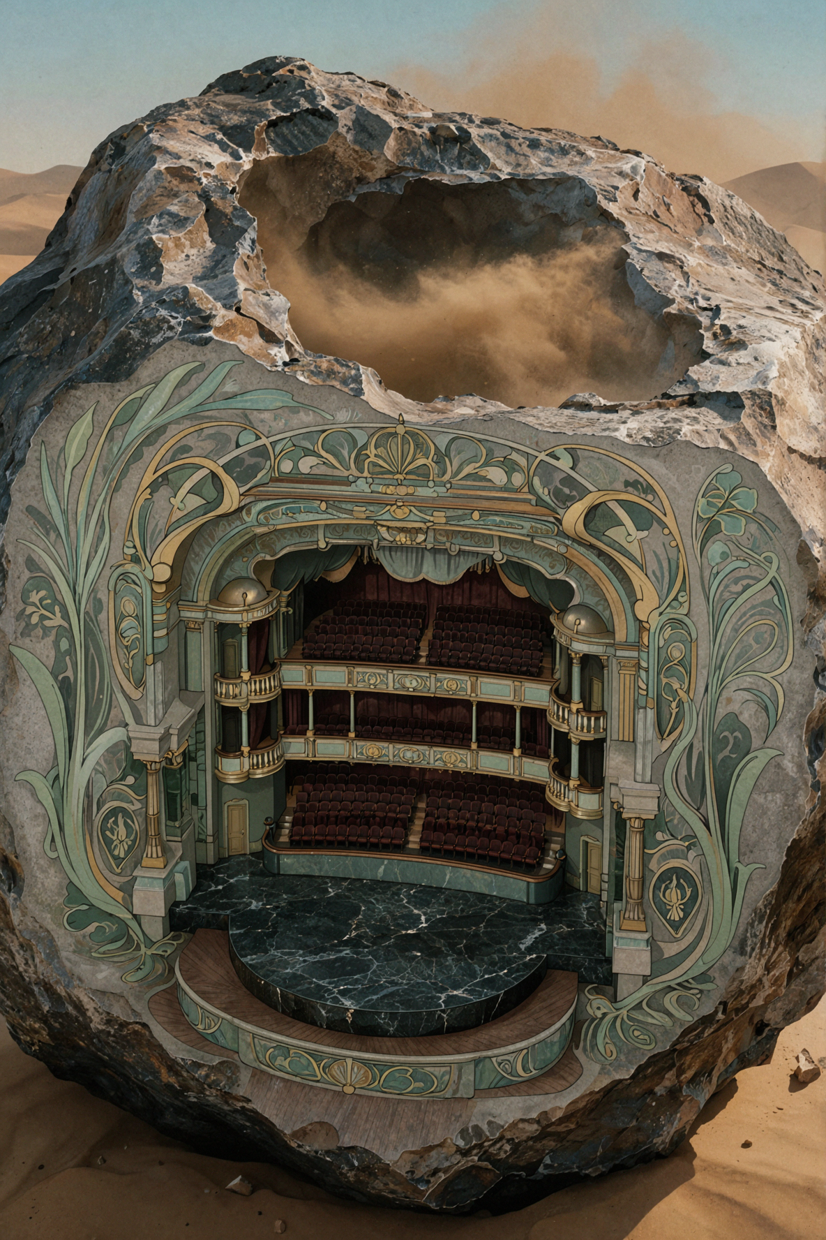 Desert Interstellar Opera House · Art Nouveau Deco