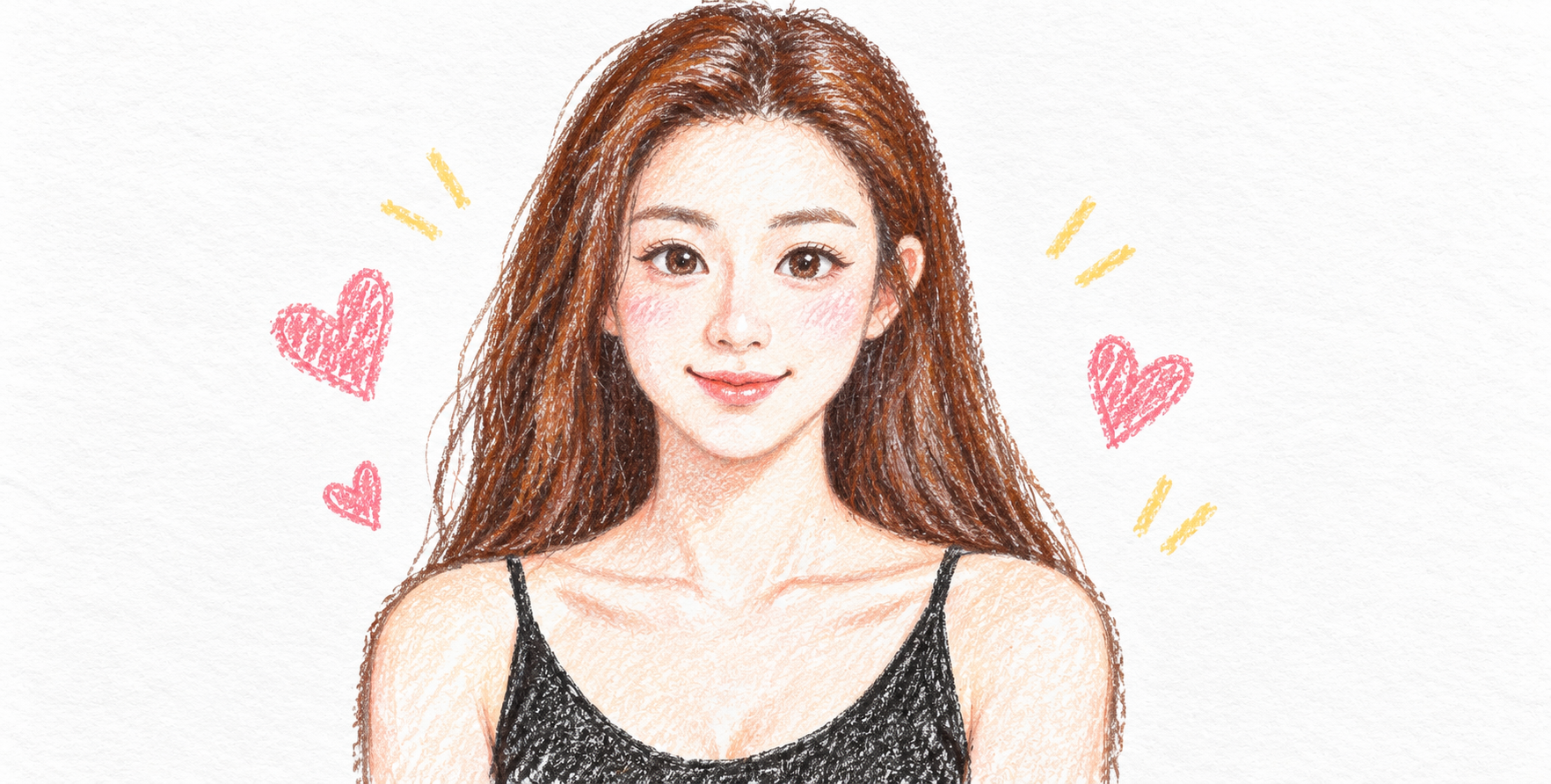 夸张比例童趣蜡笔插画 — AI image creation