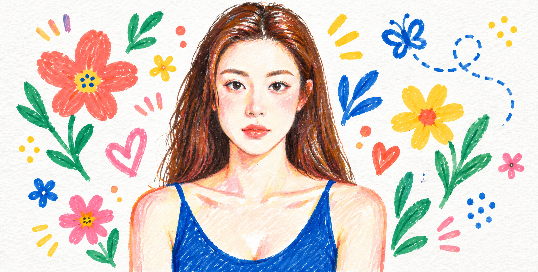 活泼涂鸦美学手作民间艺术插画 — AI image creation