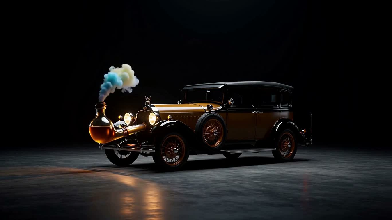 Psychedelic Smoke Car Wonder