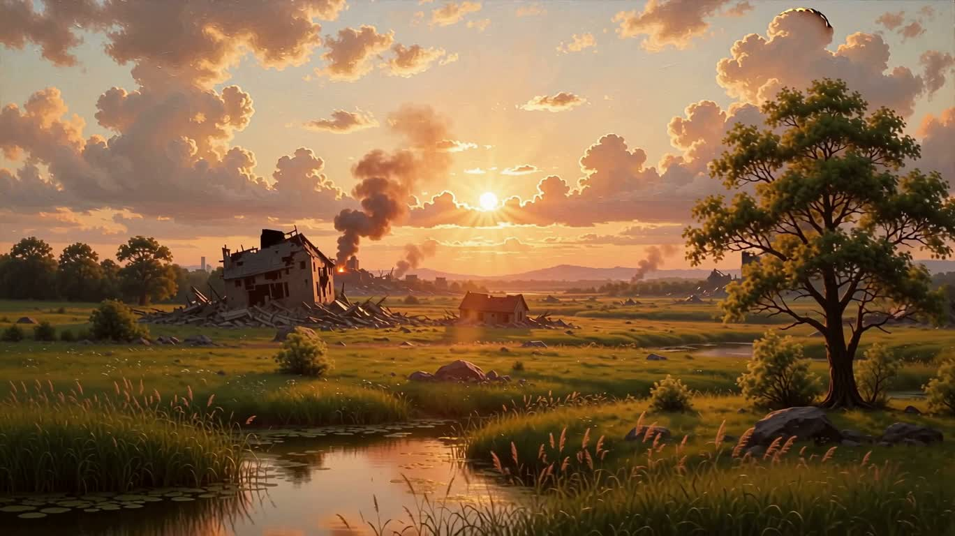 Tranquillité au crépuscule de l'apocalypse