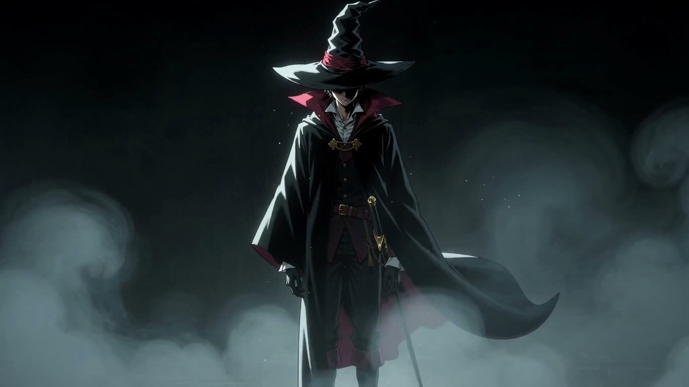 The Shadow Wizard's Comic Prologue — AI video creation