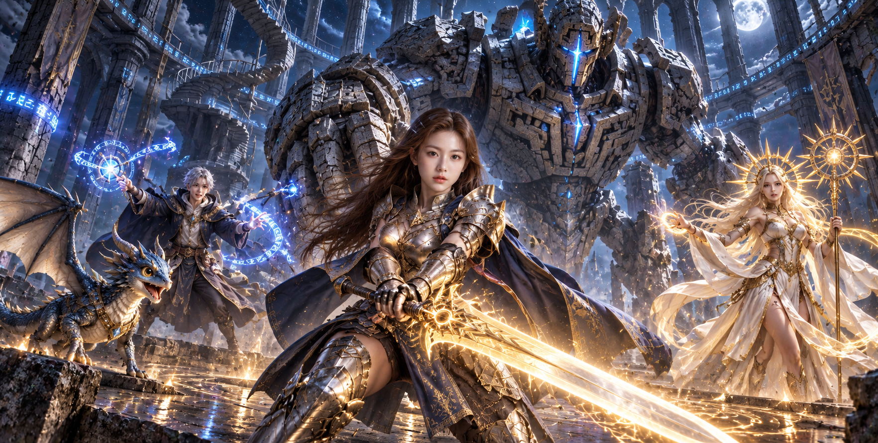 Original Tower Guardian Duel — AI image creation