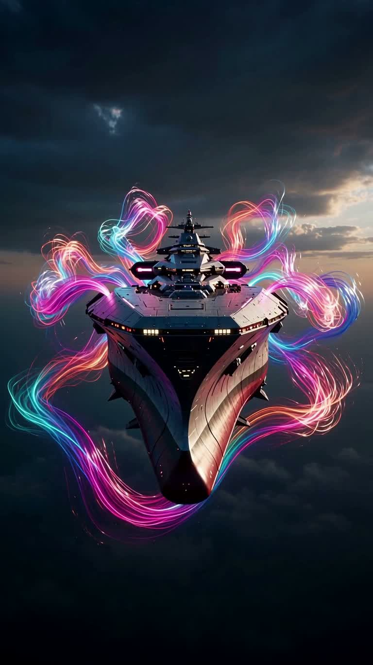 Neon Colossus — AI video creation