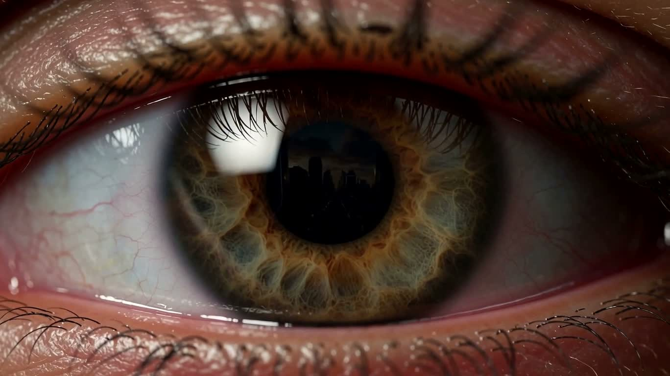 瞳孔穿越未来宇宙 — AI video creation