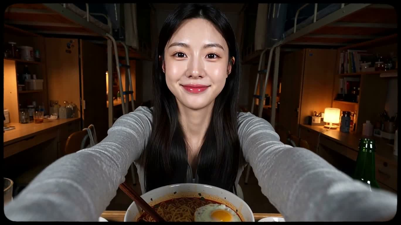 夜间拉面 ASMR 轻食 Vlog