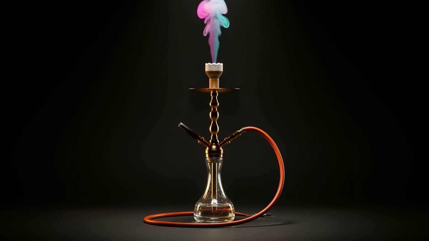 Chicha iridescente et fumée surréaliste