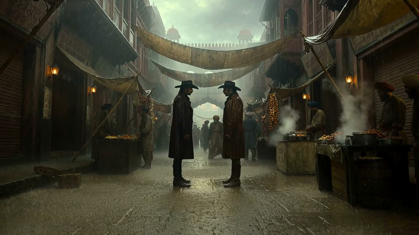Chandni Chowk Rainstorm Western Showdown