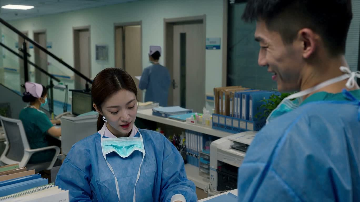 병원 간호사 스테이션에서의 대화
