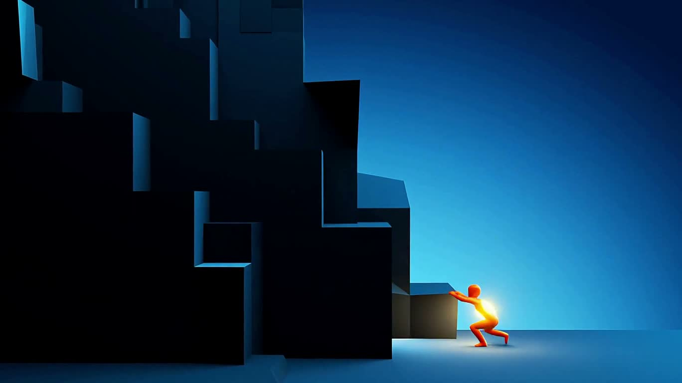 橙色小行者登顶 — AI video creation