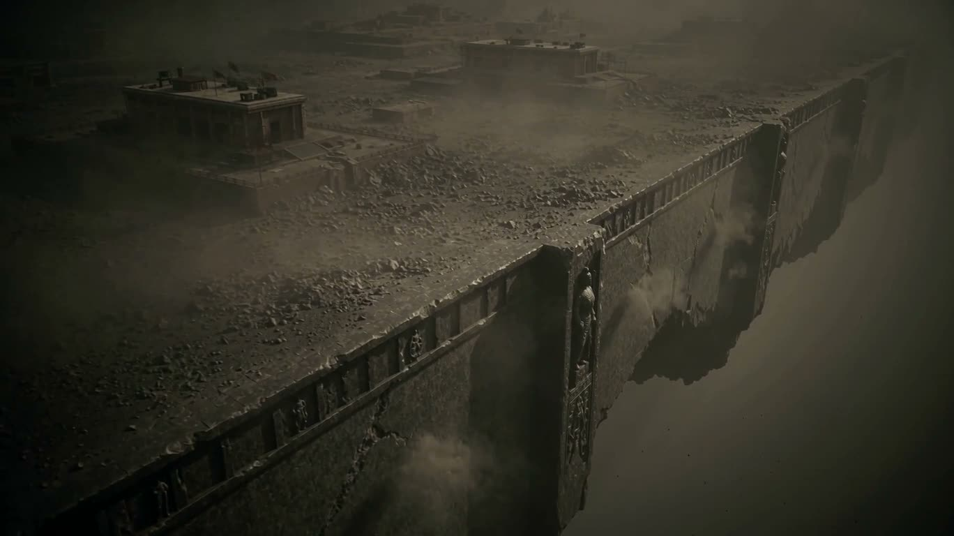 The Great Wall Above the Endless Void — AI video creation
