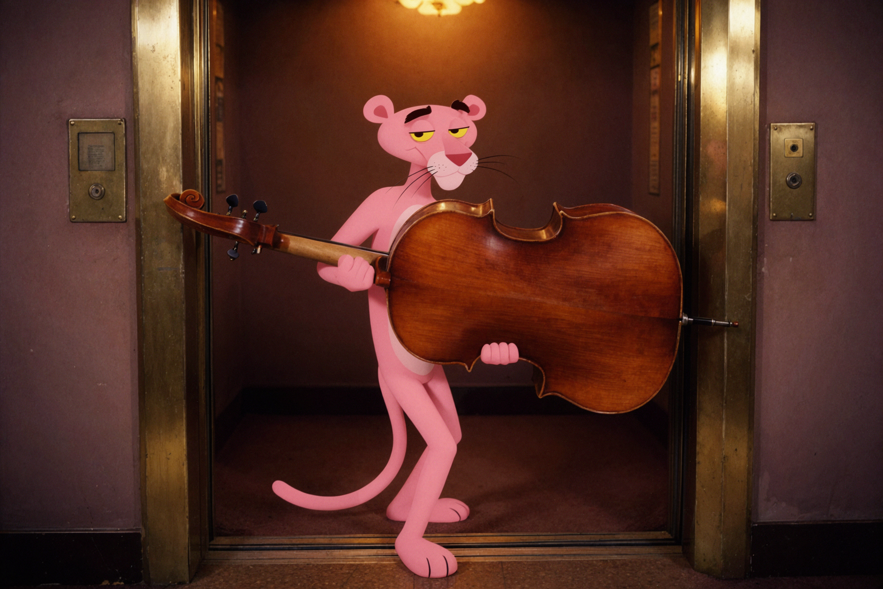 Pink Panther · Bass Too Wide, Elevator Too Narrow