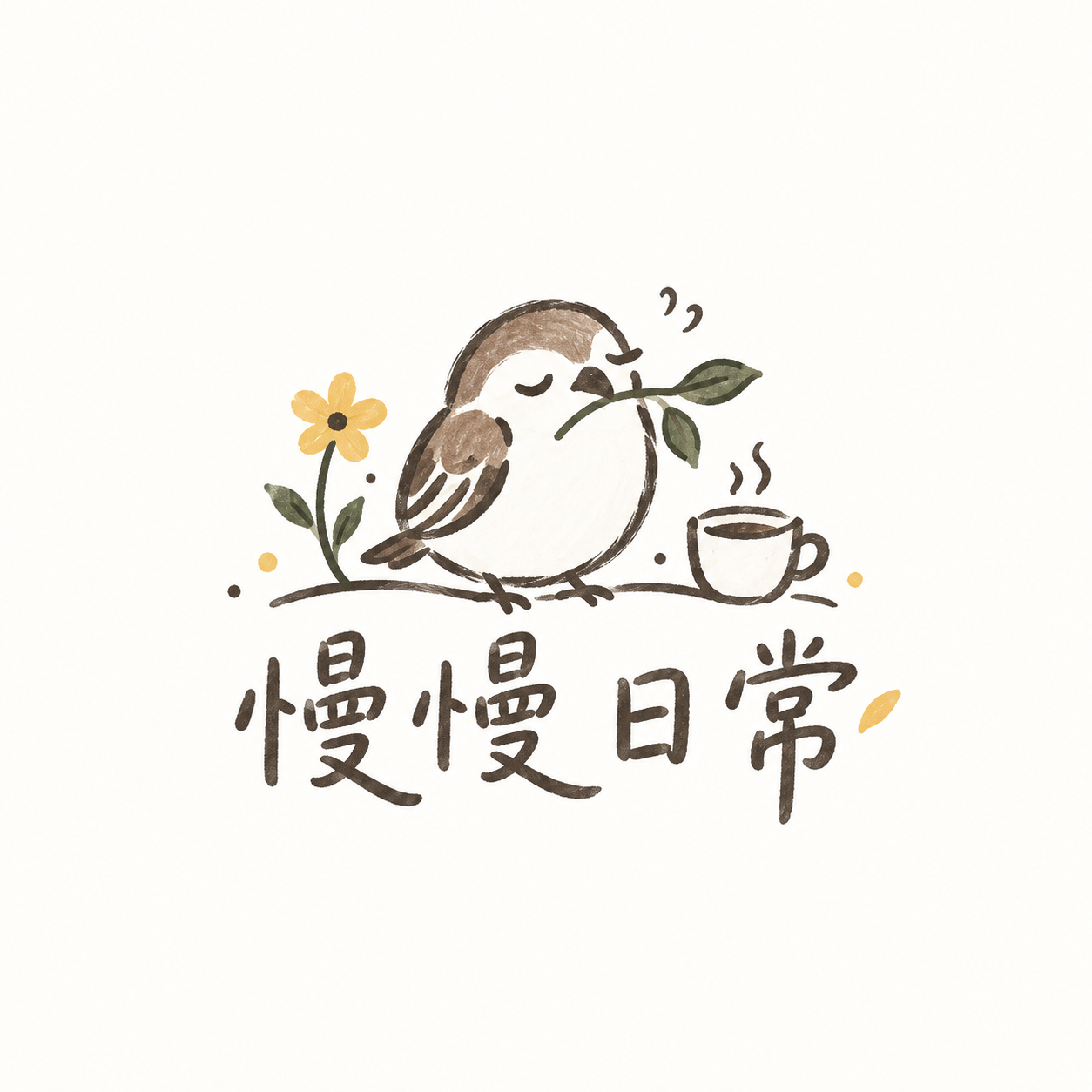 治愈系轻手绘趣味字标 Logo — AI image creation