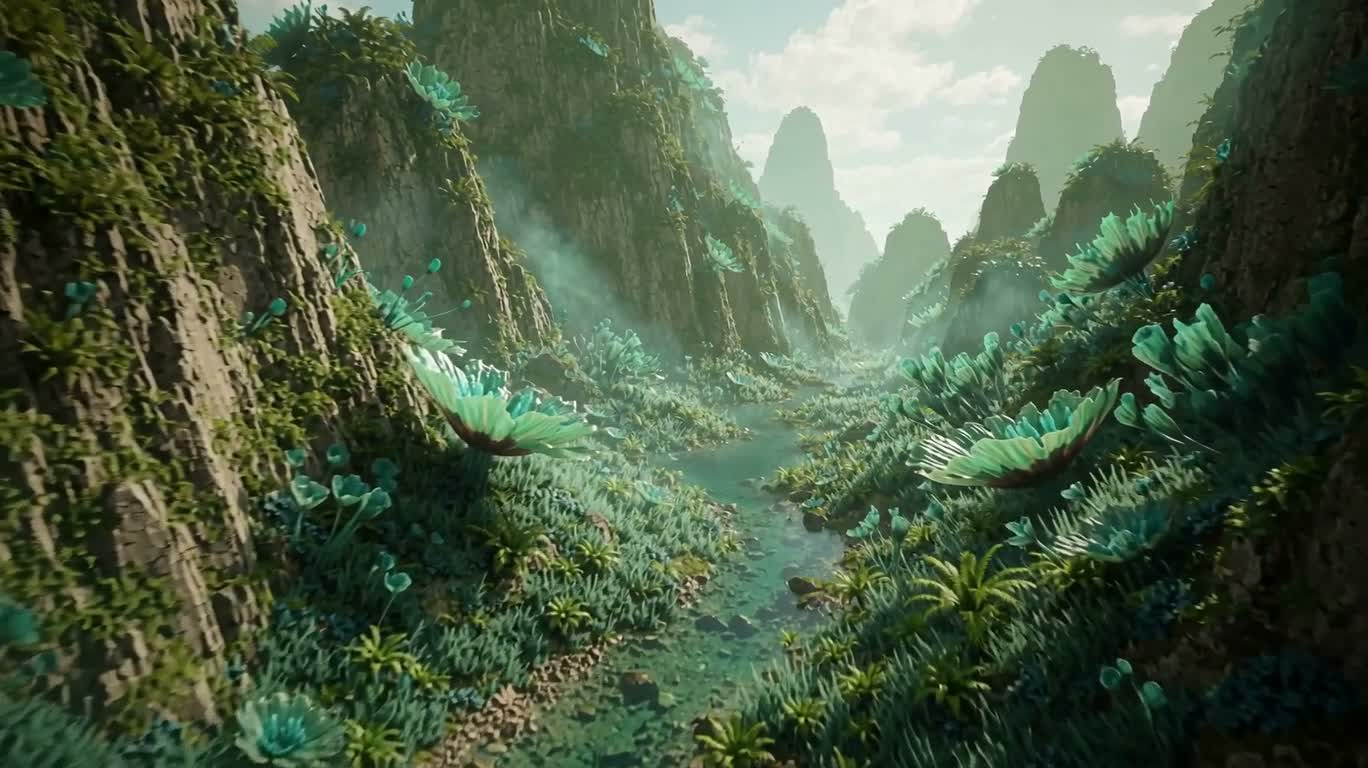 Merveille verte extraterrestre