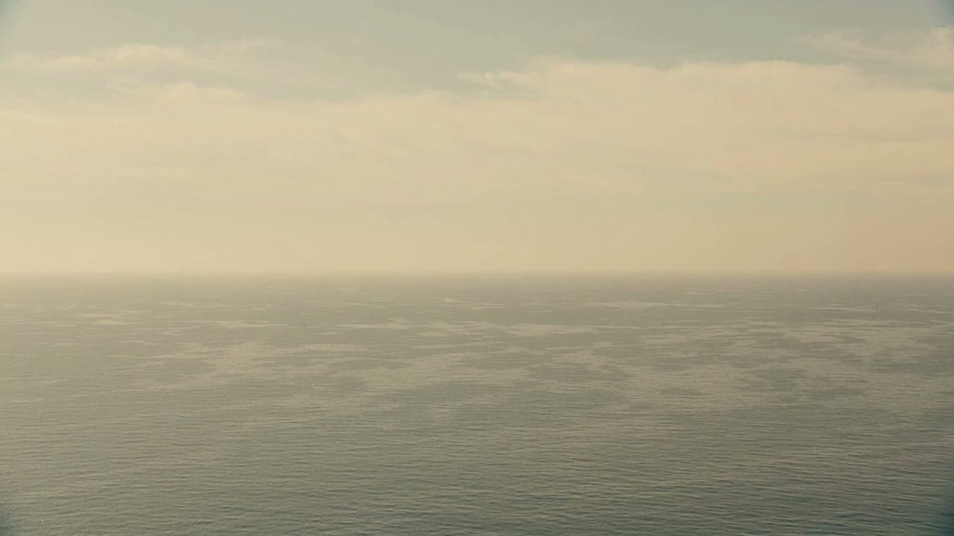 Floating Ruins in Sea Mist