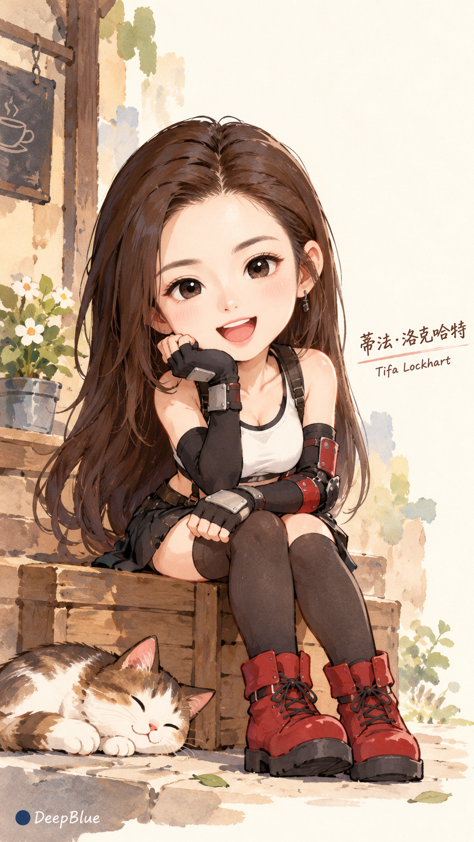治愈系成年游戏角色Q版复古赛璐璐肖像 — AI image creation
