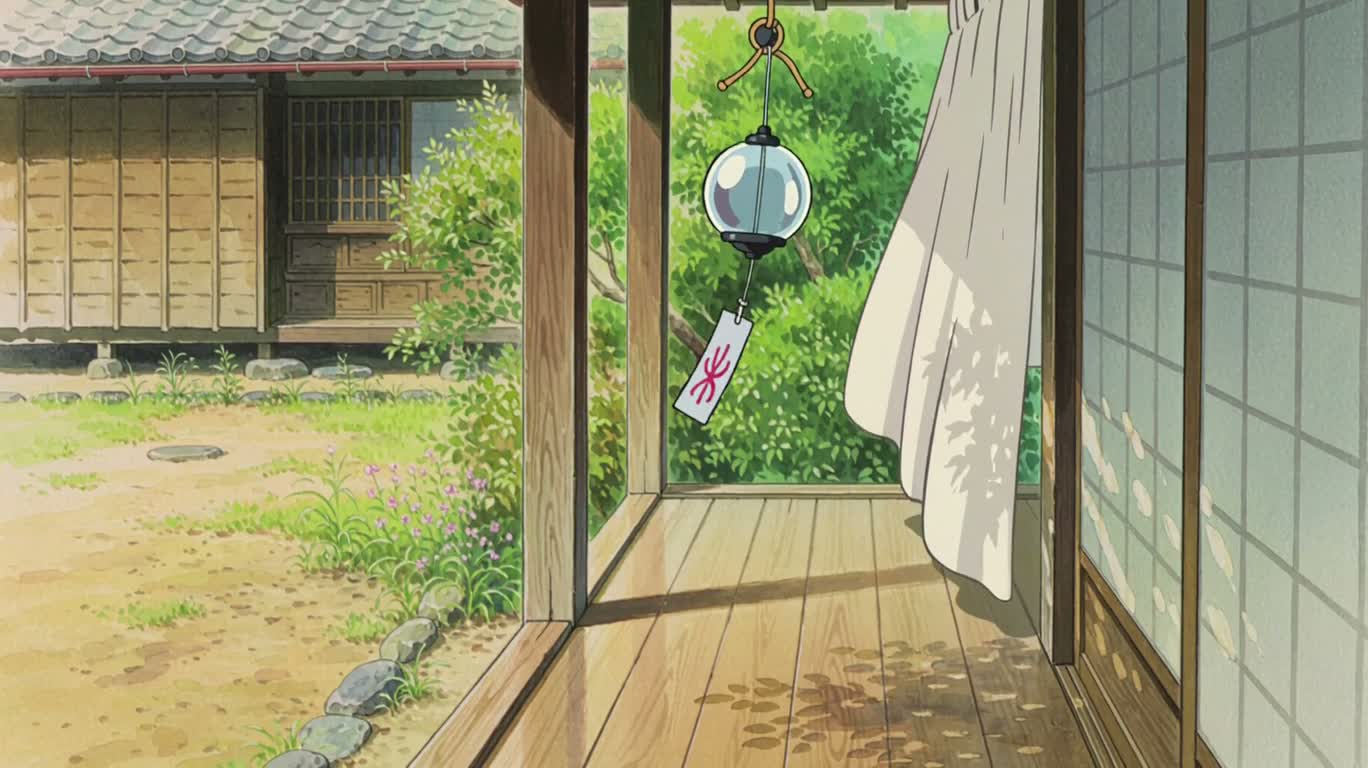 橘猫与夏日风铃 — AI video creation
