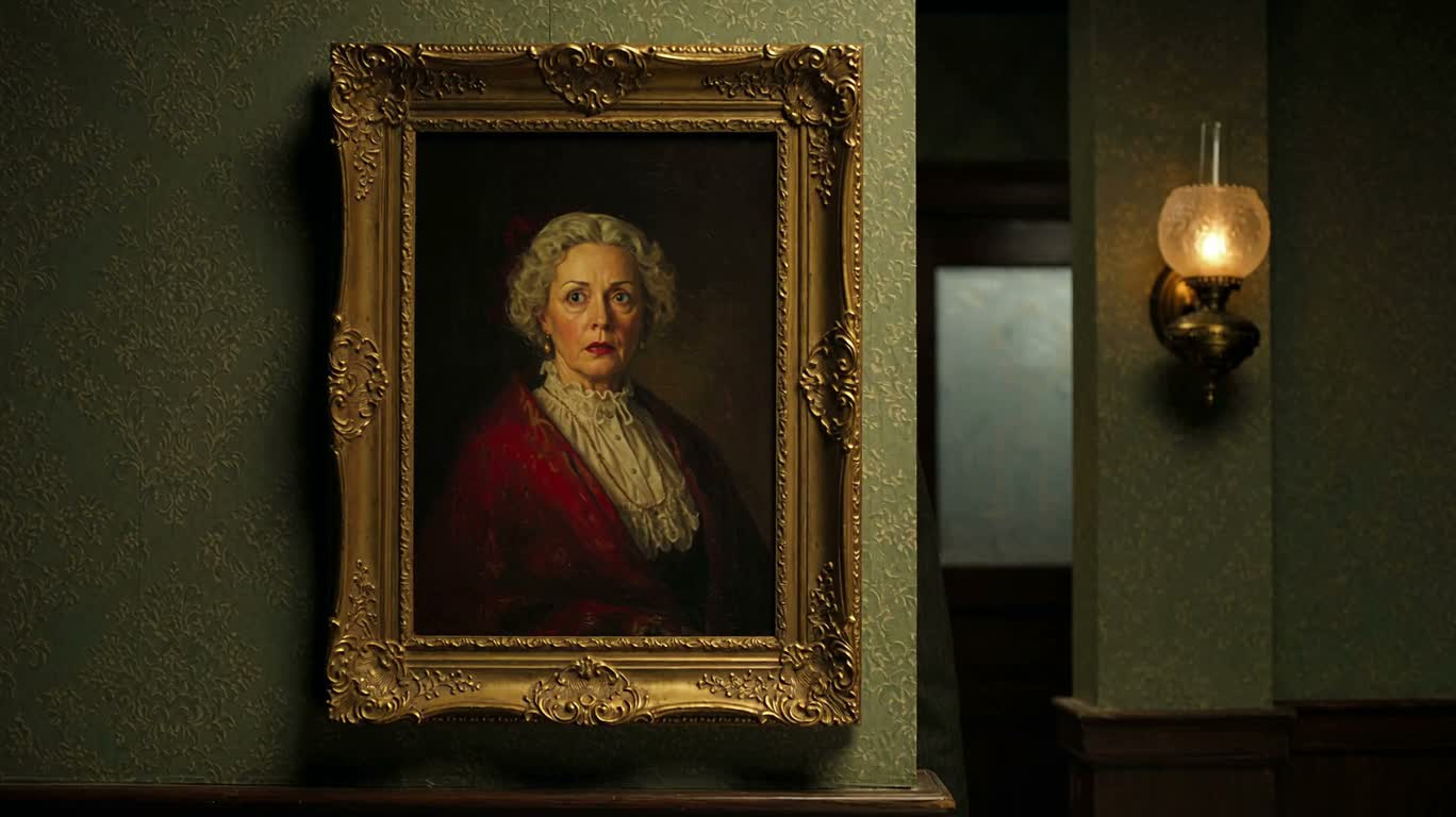 Stealing a Sip of Cola in the Painting — AI video creation