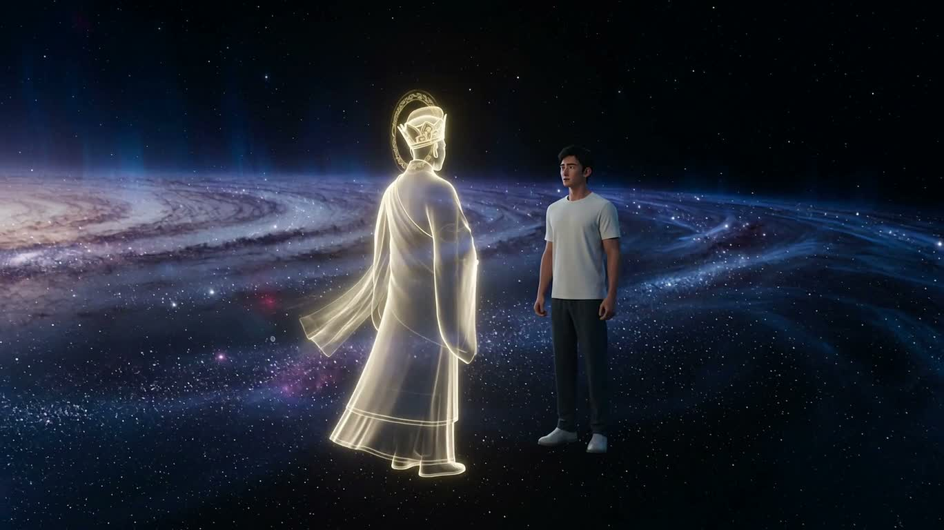 Ánh sáng di sản giữa các vì sao — AI video creation