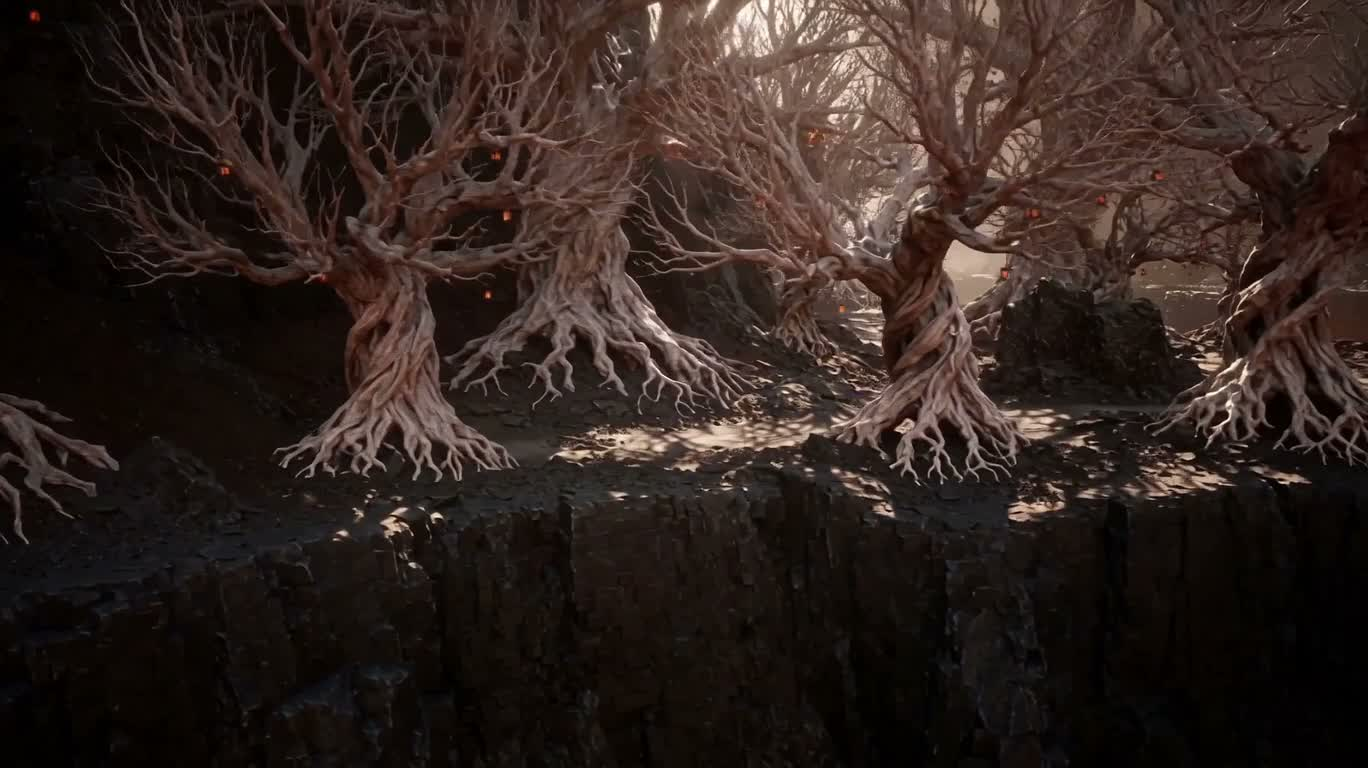 深渊骨林与象征之光 — AI video creation