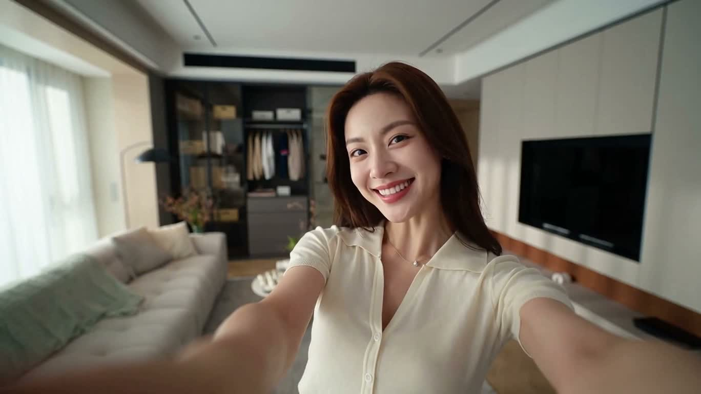 她的比赛日准备与球场时刻 — AI video creation