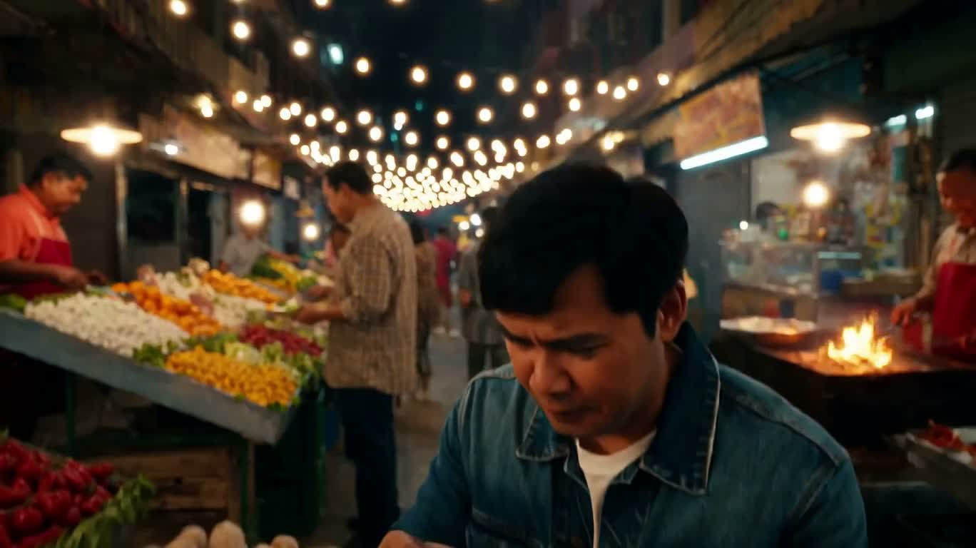 An Unexpected Proposal at the Market — AI video creation