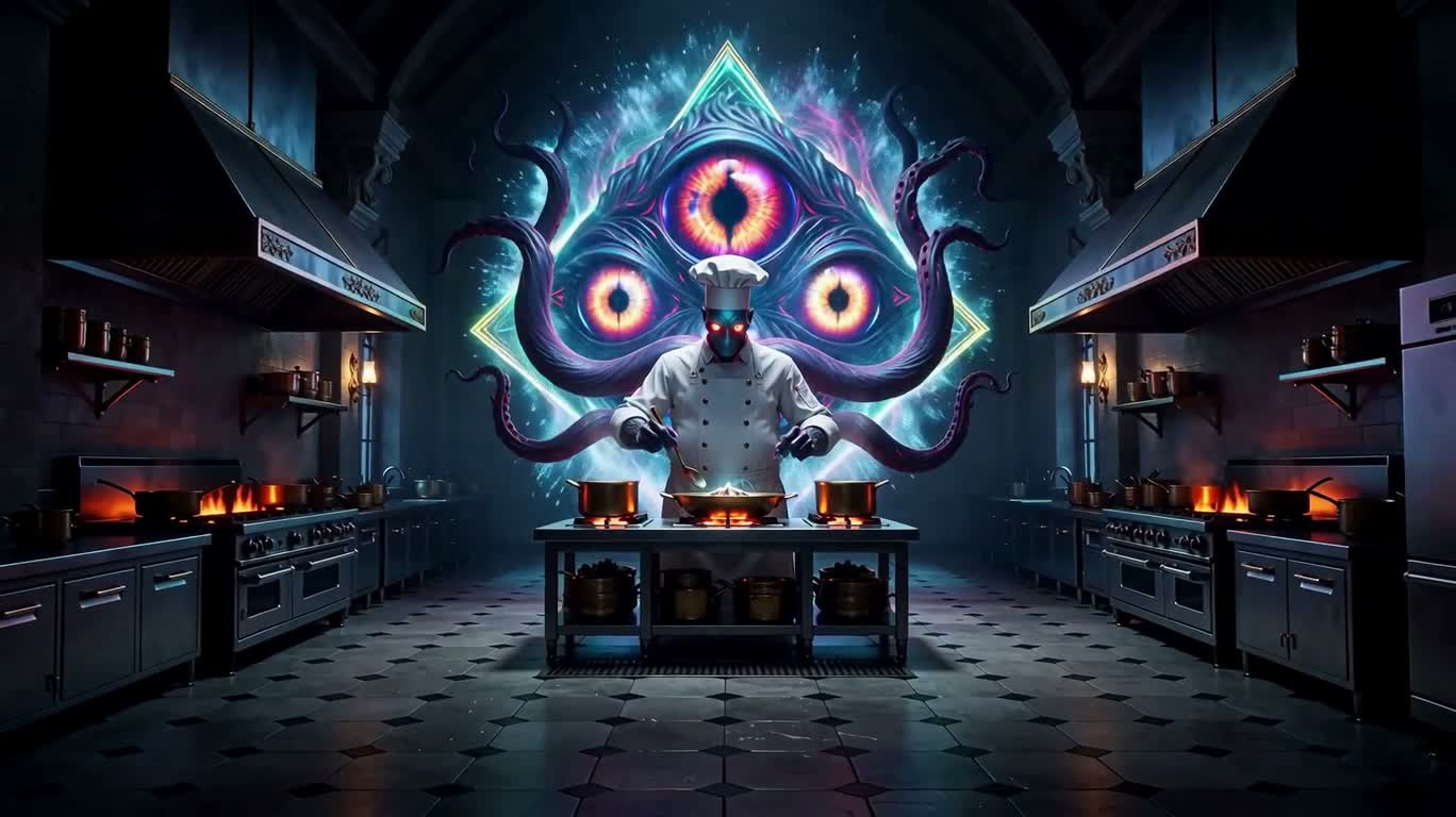 万象の門の深淵の料理長 — AI video creation