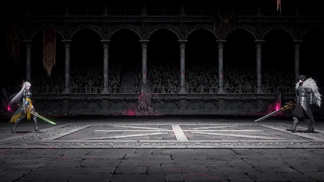 霓虹刃光下的哥特决斗 — AI video creation