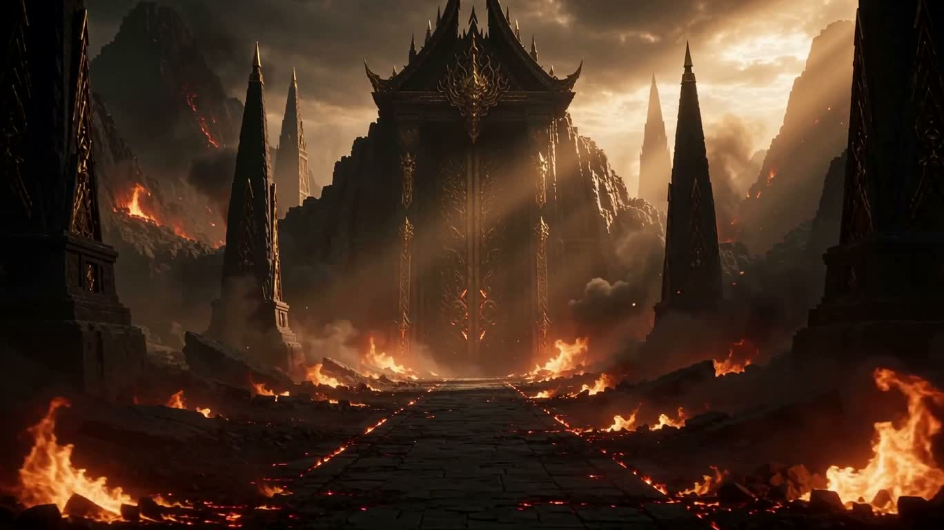 Gate of Blazing Flames: Golden Symmetric Illusion