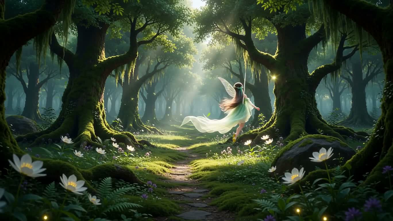 Elves of the Dreamy Forest — AI video creation