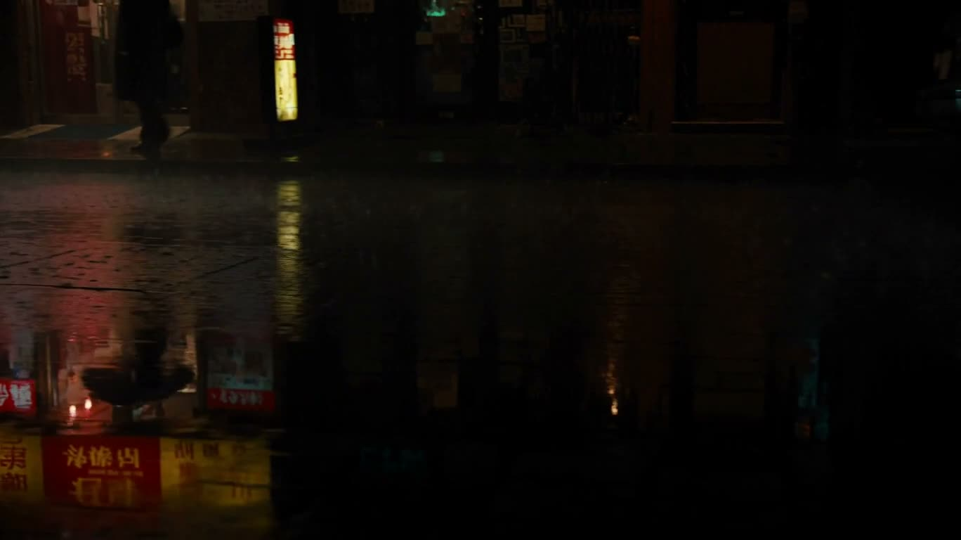霓虹雨夜街景 — AI video creation