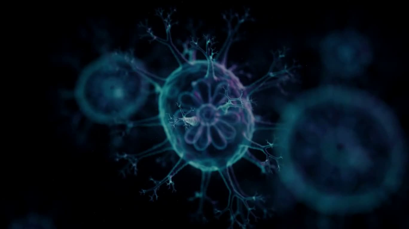 蛍光ネオンの微生物が織りなす微視的奇境