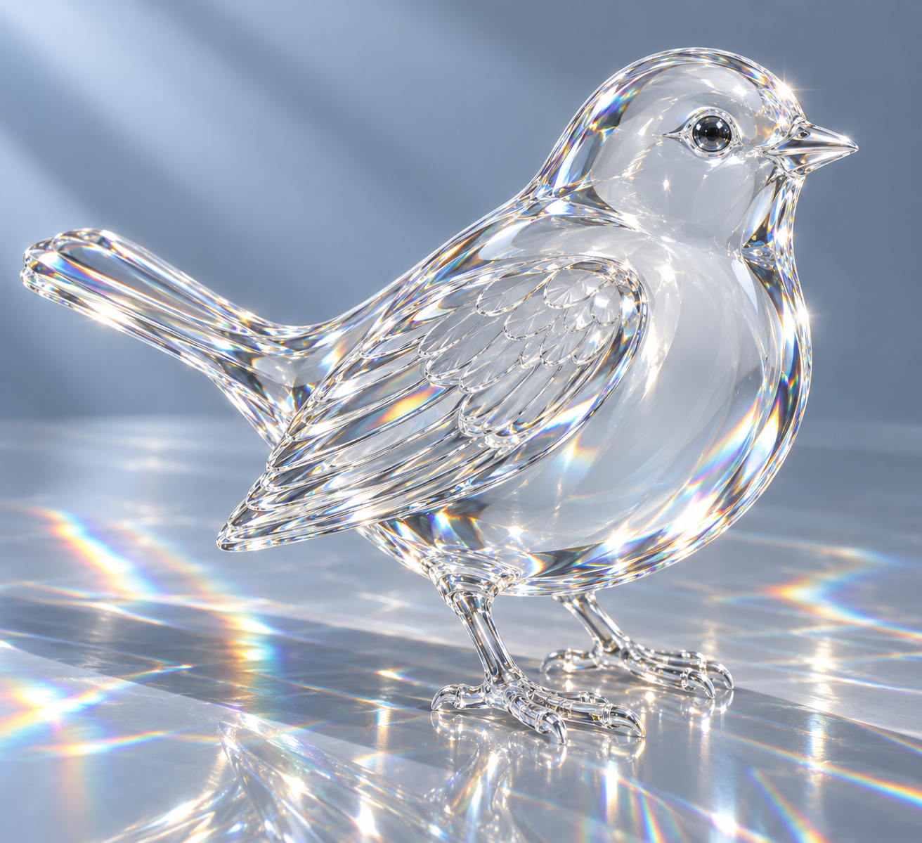 Optical Glass Macro Product Hero Template — AI image creation
